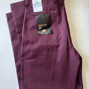 Dickies Purple Chinos Premium Cotton Blend